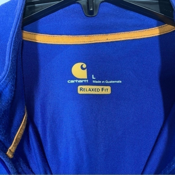 Carhartt Force Komatsu Blue
Lightweight 1/4 Quarter Zip Long
Sleeve Shirt Large - Picture 4 of 10